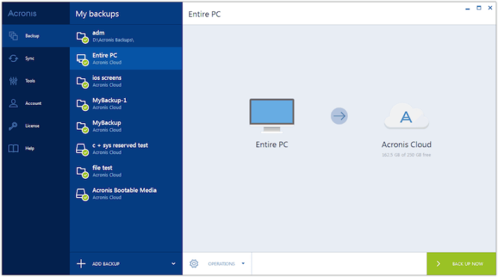 is there a portable version of acronis true image