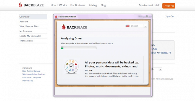 Installing the Backblaze desktop app
