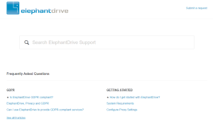 ElephantDrive FAQ